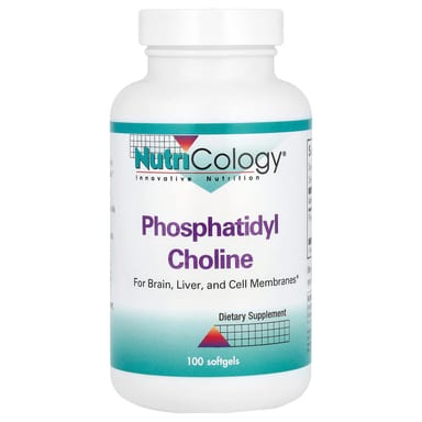 Холин Nutricology Phosphatidyl, 0.385 г, 100 мягких капсул