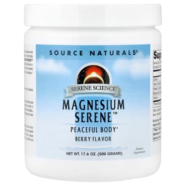 Магний Source Naturals Serene™, вкус Berry, 500 г