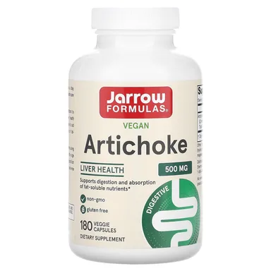 Фото товара: Артишок Jarrow Formulas, 500 мг, 180 растительных капсул