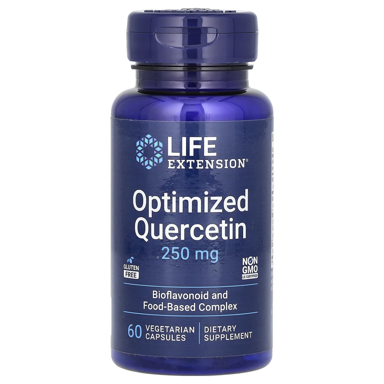 Кверцетин Life Extension Optimized, 250 мг, 60 растительных капсул