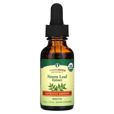 Листья нима Organix South Theraneem Naturals Extract Nutritive Support, 100 мг, 30 мл