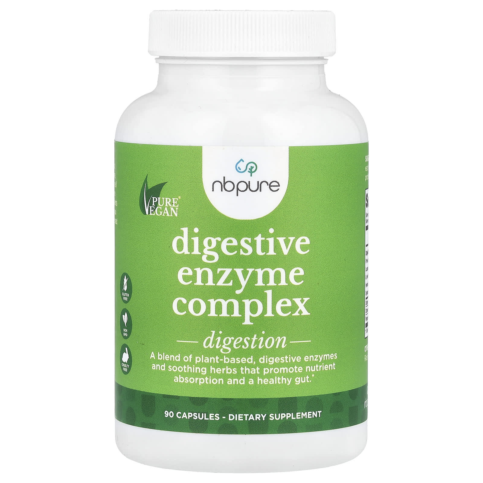 Фермент для пищеварения NB Pure Complex, 90 капсул