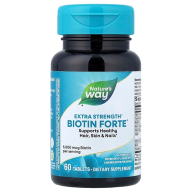 Биотин Nature's Way Forte®, 60 таблеток