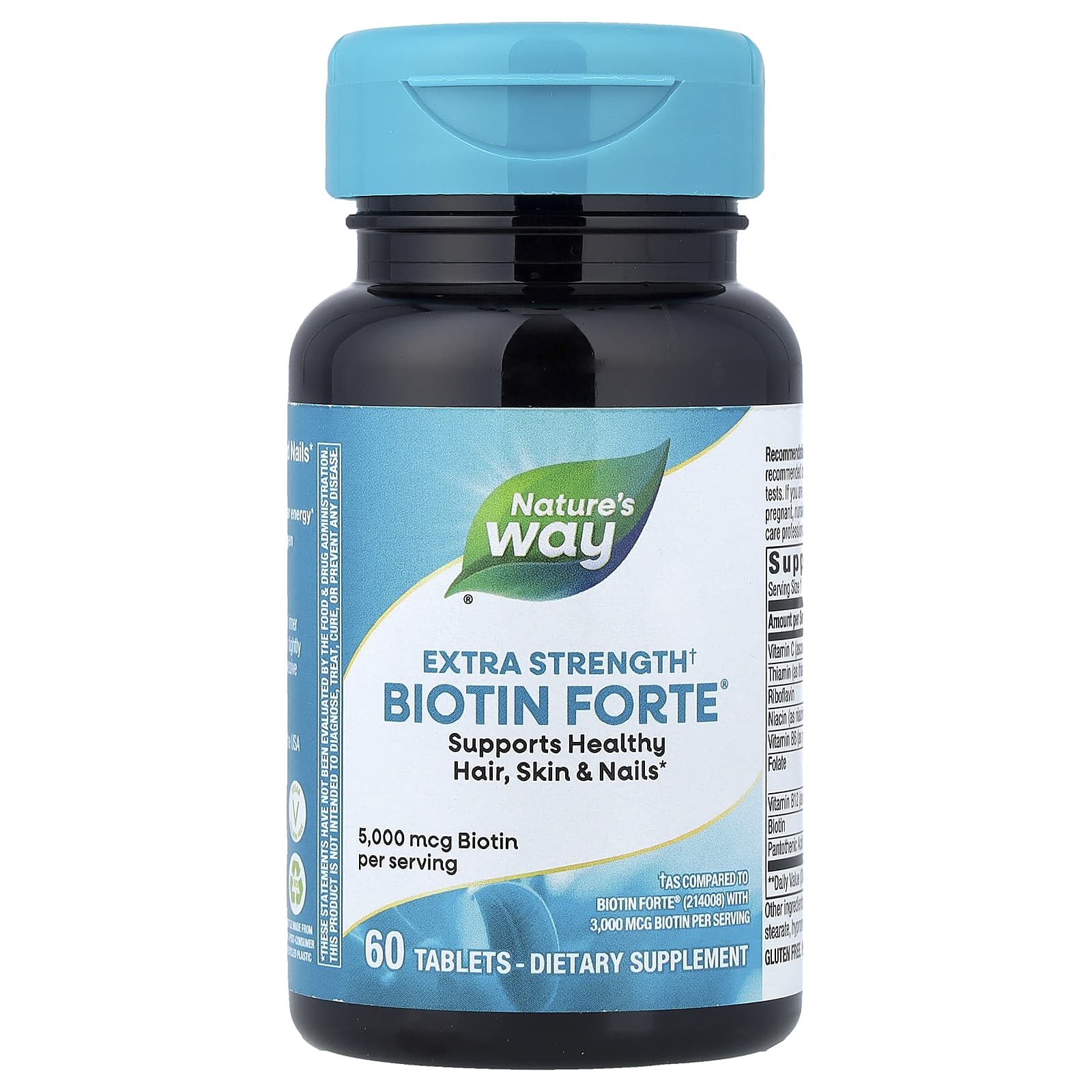 Биотин Nature's Way Forte®, 60 таблеток