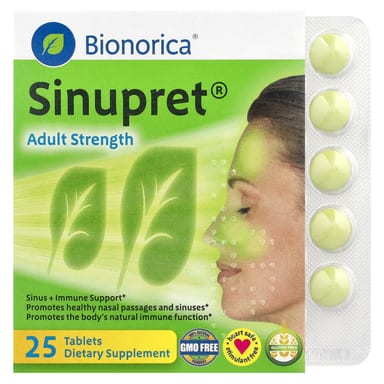 Поддержка иммунитета Bionorica Sinupret® Sinus Immune Adult Strength, 25 таблеток
