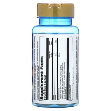 Масло Nature's Life Black Currant 90 Mini, 500 мг, мягкие капсулы
