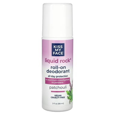 Дезодорант Kiss My Face Liquid Rock Roll-On, оттенок Patchouli, 88 мл, жидкая форма