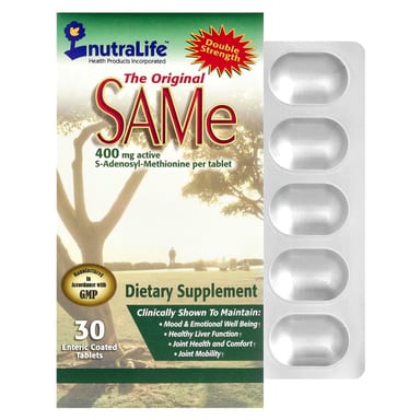 SAMe NutraLife SAMe, 400 мг, таблетки