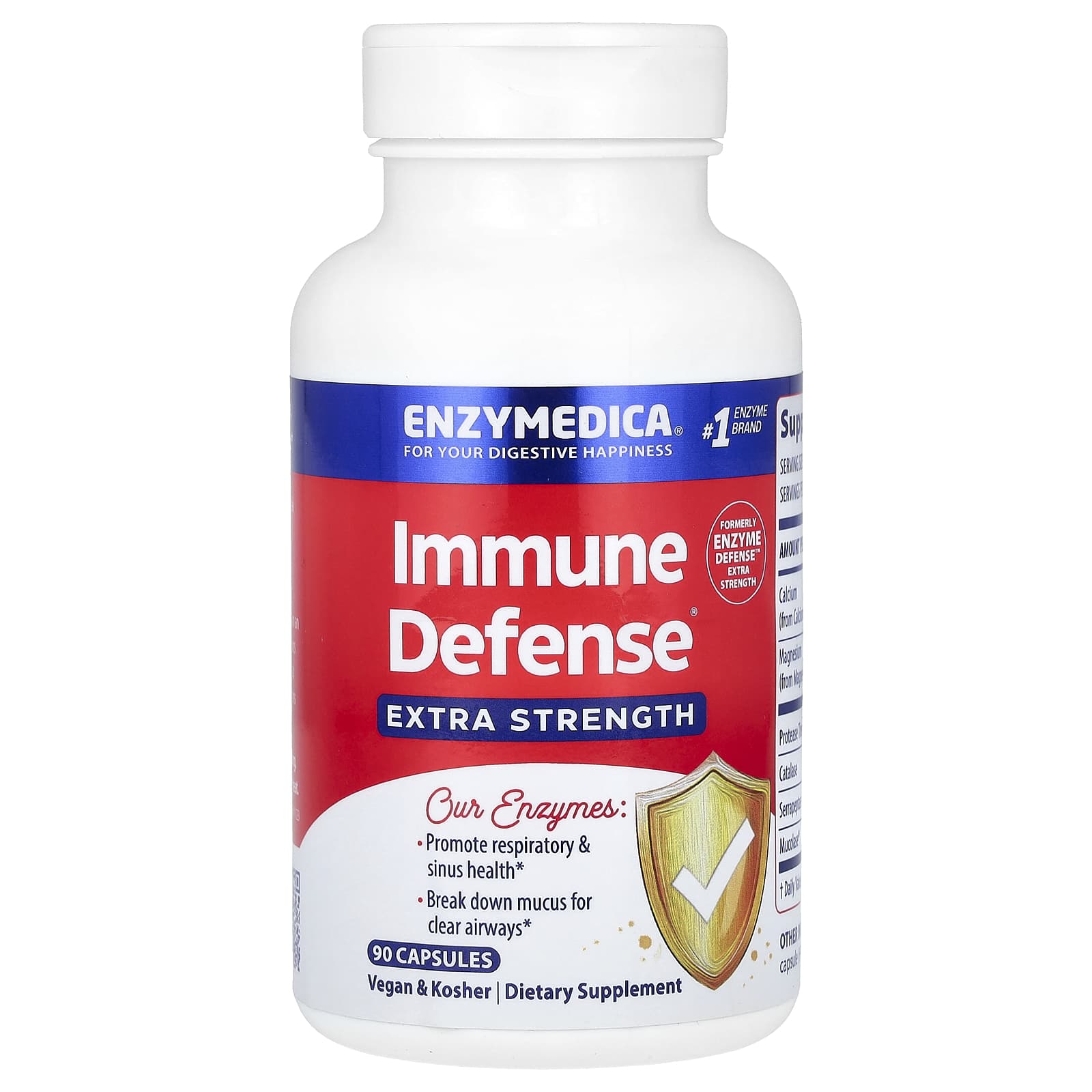 Комплекс для иммунитета Enzymedica, 90 капсул