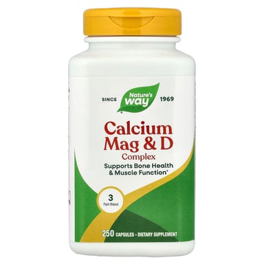 Кальций Nature's Way Mag & D Complex, 250 капсул