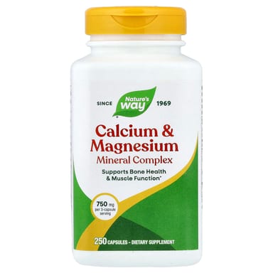 Магний Nature's Way Calcium & Mineral Complex, 250 капсул