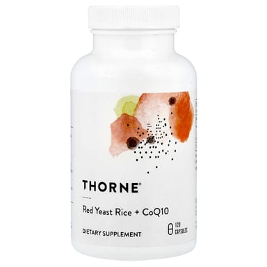 Коэнзим Q10 Thorne Red Yeast Rice, 120 капсул