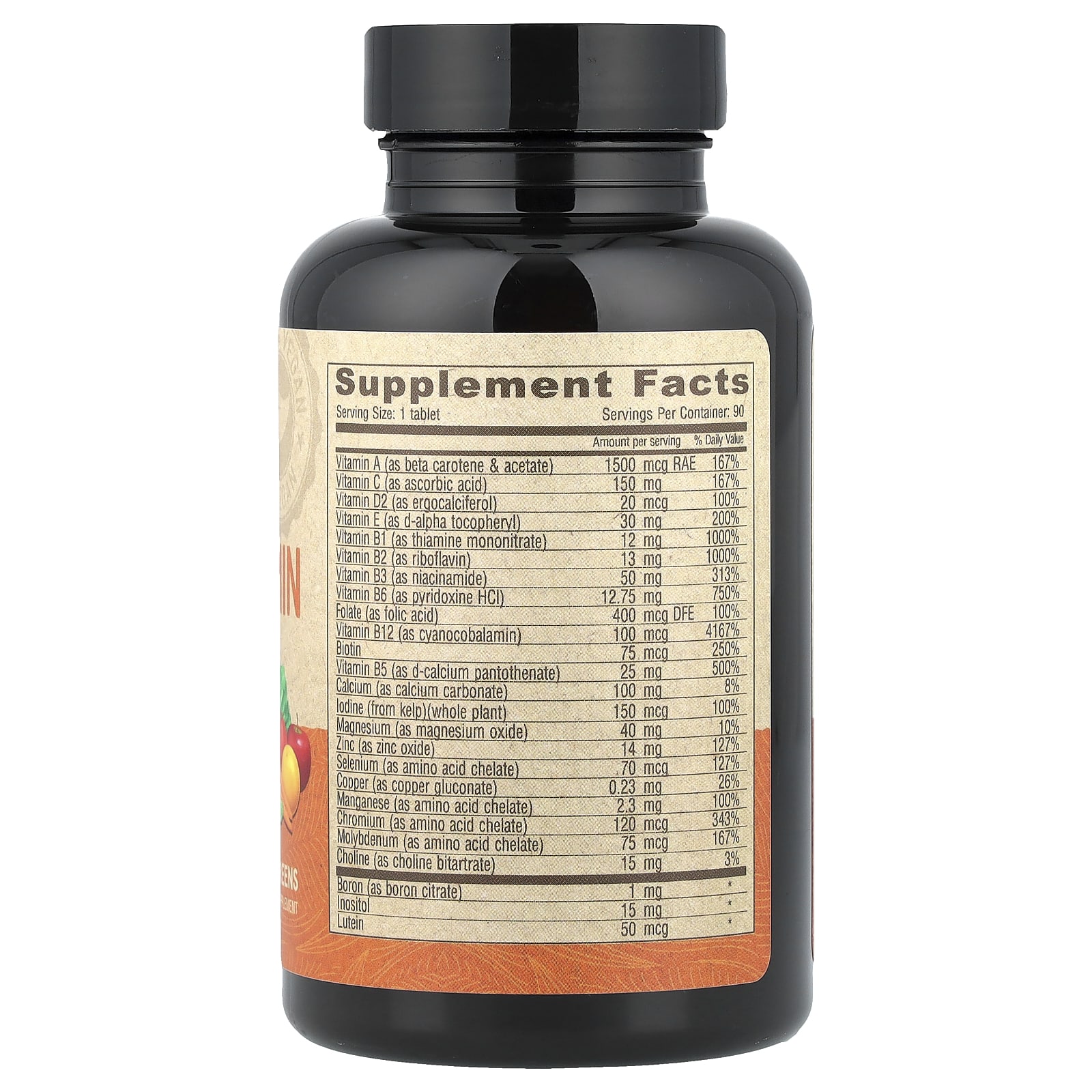Мультивитаминно-минеральный комплекс Deva Vegan Supplement with Greens Iron Free 90 Coated Tablets, таблетки — фото 3