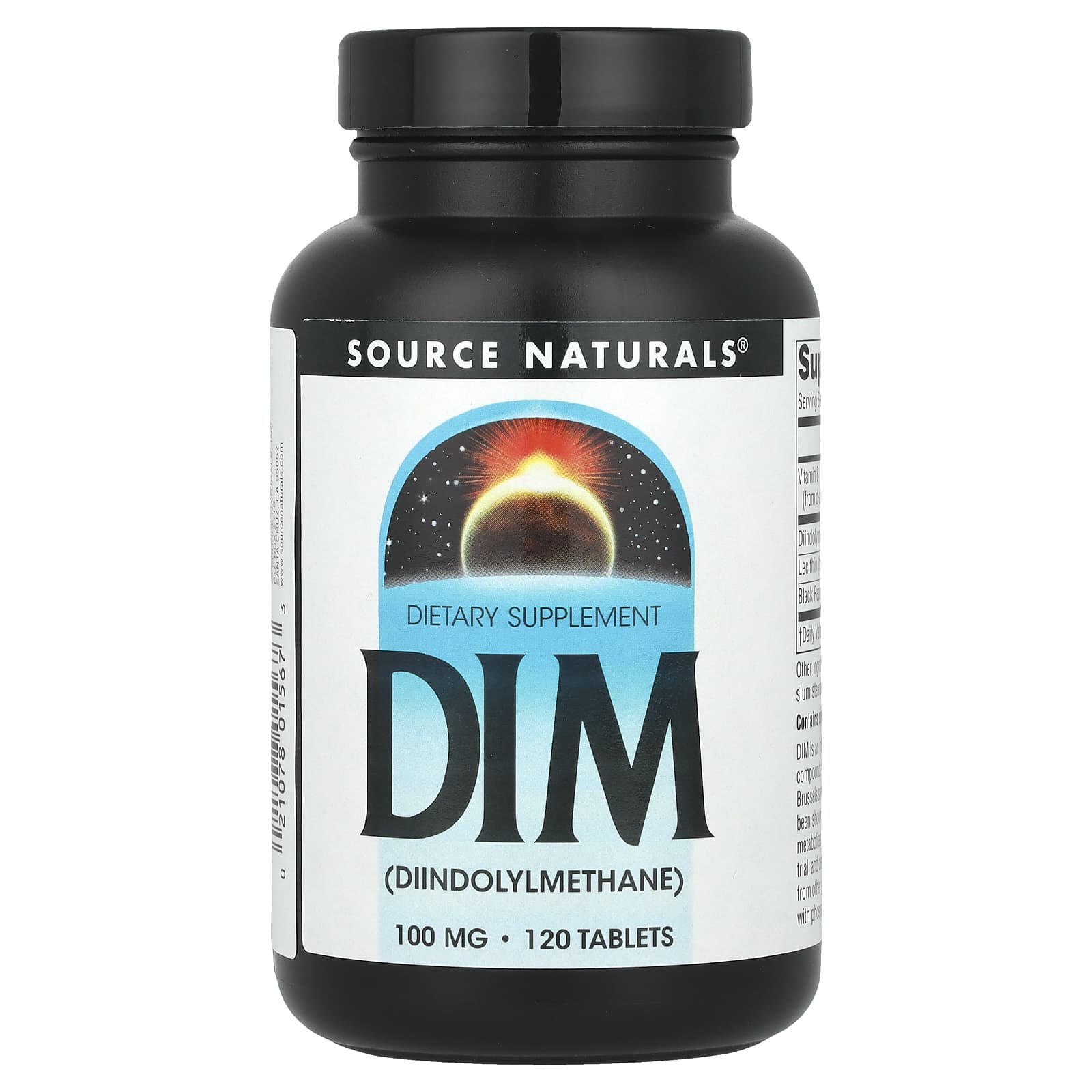DIM Source Naturals, 100 мг, 120 таблеток
