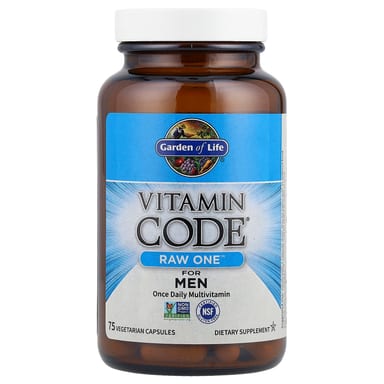 Мультивитамины Garden of Life Vitamin Code® RAW One™ Once Daily For Men, 75 растительных капсул