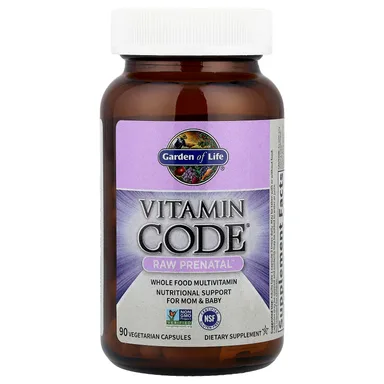 Фото товара: Витамины Garden of Life, RAW Prenatal™, 90 вегетарианских капсул