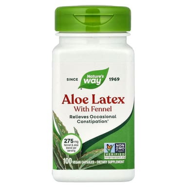 Алоэ с фенхелем Nature's Way, 100 растительных капсул