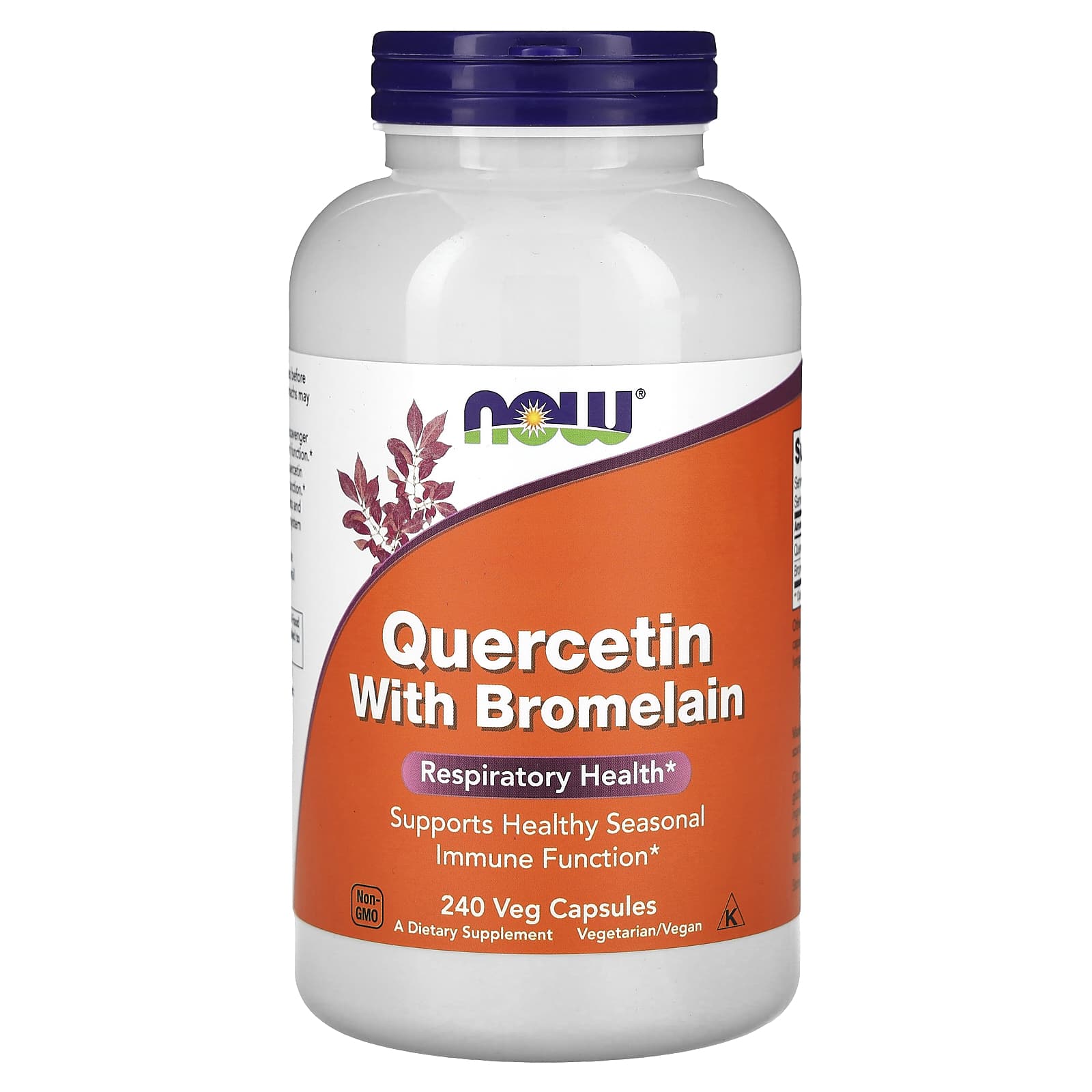 Бромелайн NOW Foods Quercetin, 240 растительных капсул