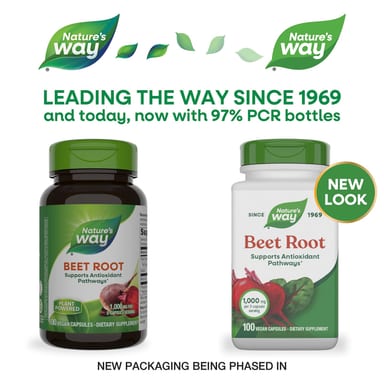 Корень свёклы Nature's Way, 0.5 г, 100 растительных капсул