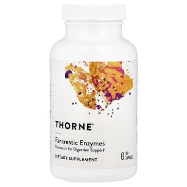 Ферменты Thorne Pancreatic, 500 мг, 180 капсул