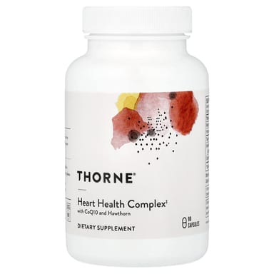 Комплекс Thorne Heart Health with CoQ10 and Hawthorn, 90 капсул