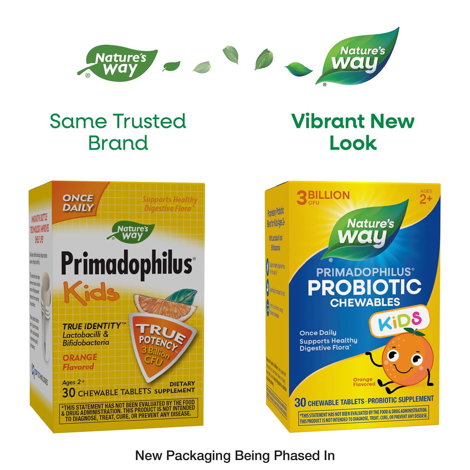 Детский пробиотик Nature's Way Primadophilus® Chewable, вкус Orange, для детей от 2 лет, 3 млрд КОЕ, 30 жевательных таблеток — фото 4