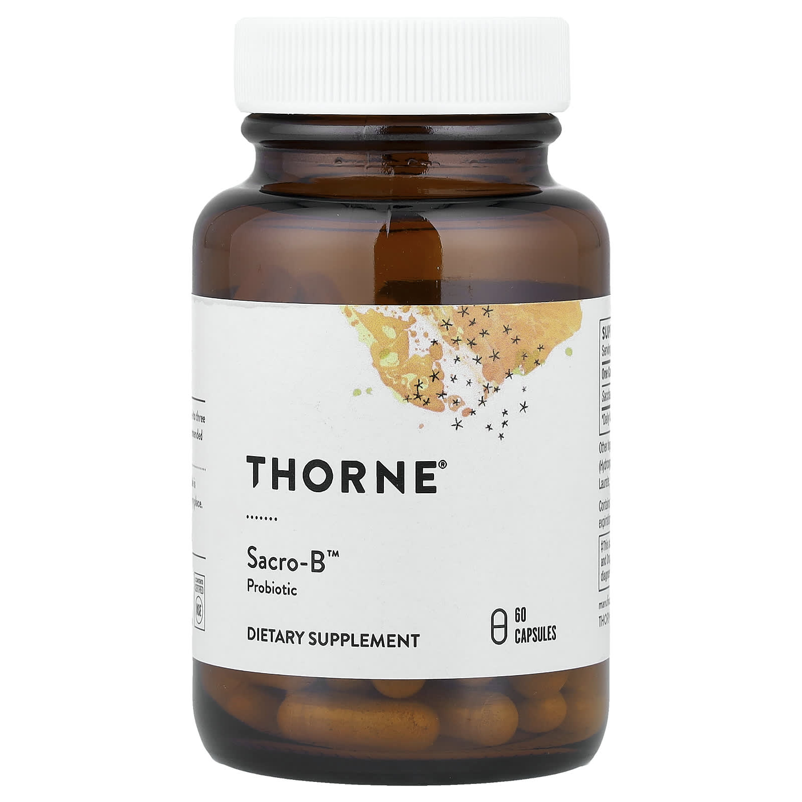 Пробиотик Thorne Sacro-B™, 250 мг, 60 капсул