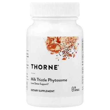 Расторопша Thorne Phytosome, 180 мг, 90 капсул