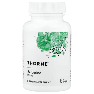 Берберин Thorne, 200 мг, 60 капсул