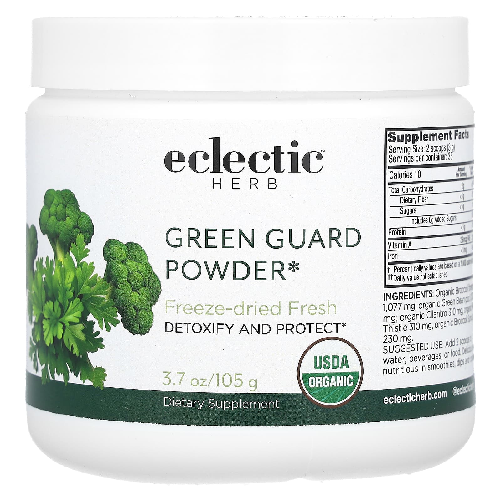 Порошок Eclectic Herb Green Guard, 105 г