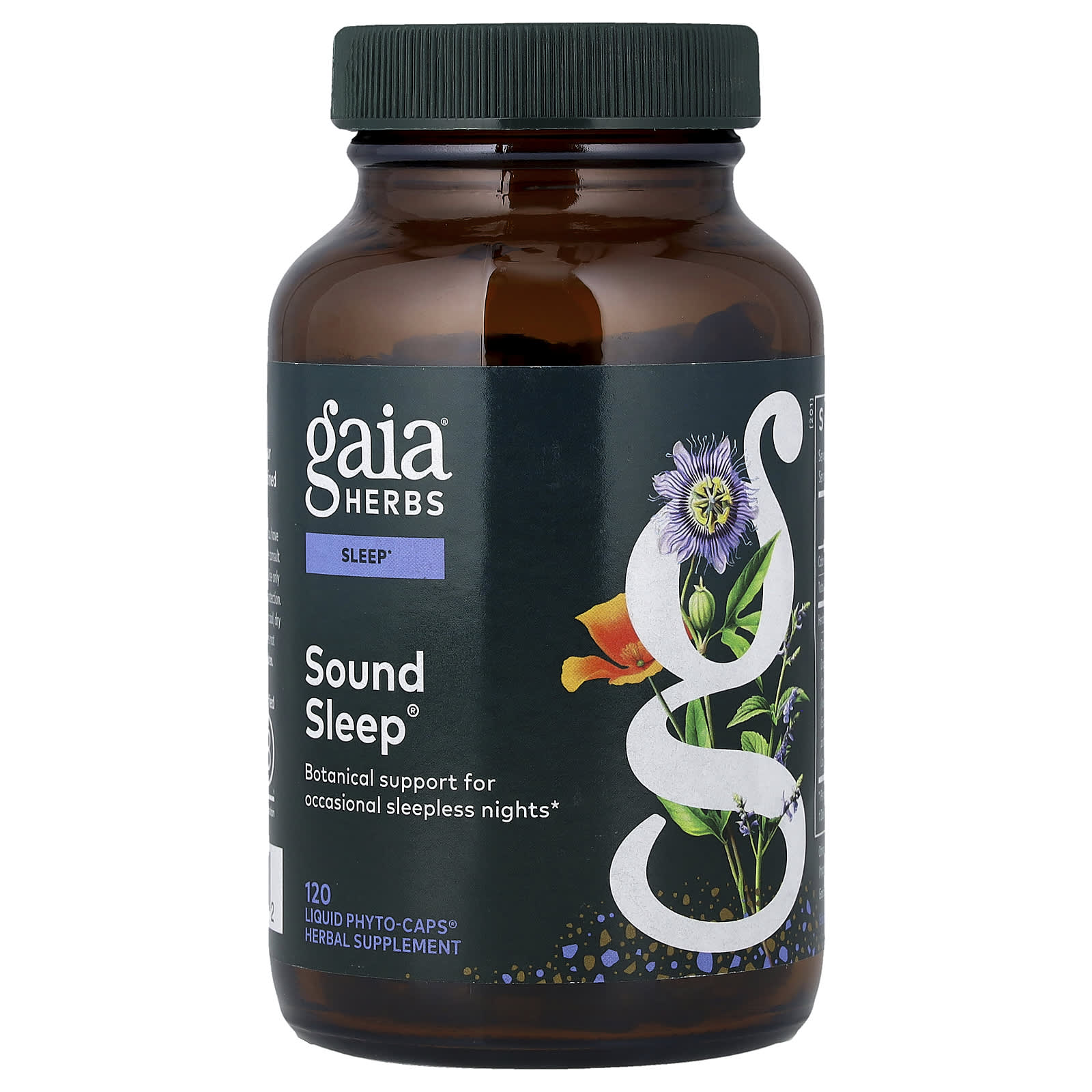 Комплекс Sound Sleep Gaia Herbs®, оттенок 120 Liquid Phyto-Caps®, жидкая форма