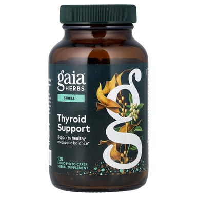 Комплекс для щитовидной железы Gaia Herbs, оттенок 120 Liquid Phyto-Caps®, жидкая форма