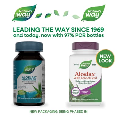 Семена фенхеля Nature's Way Aloelax®, 100 растительных капсул