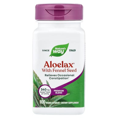 Семена фенхеля Nature's Way Aloelax®, 100 растительных капсул