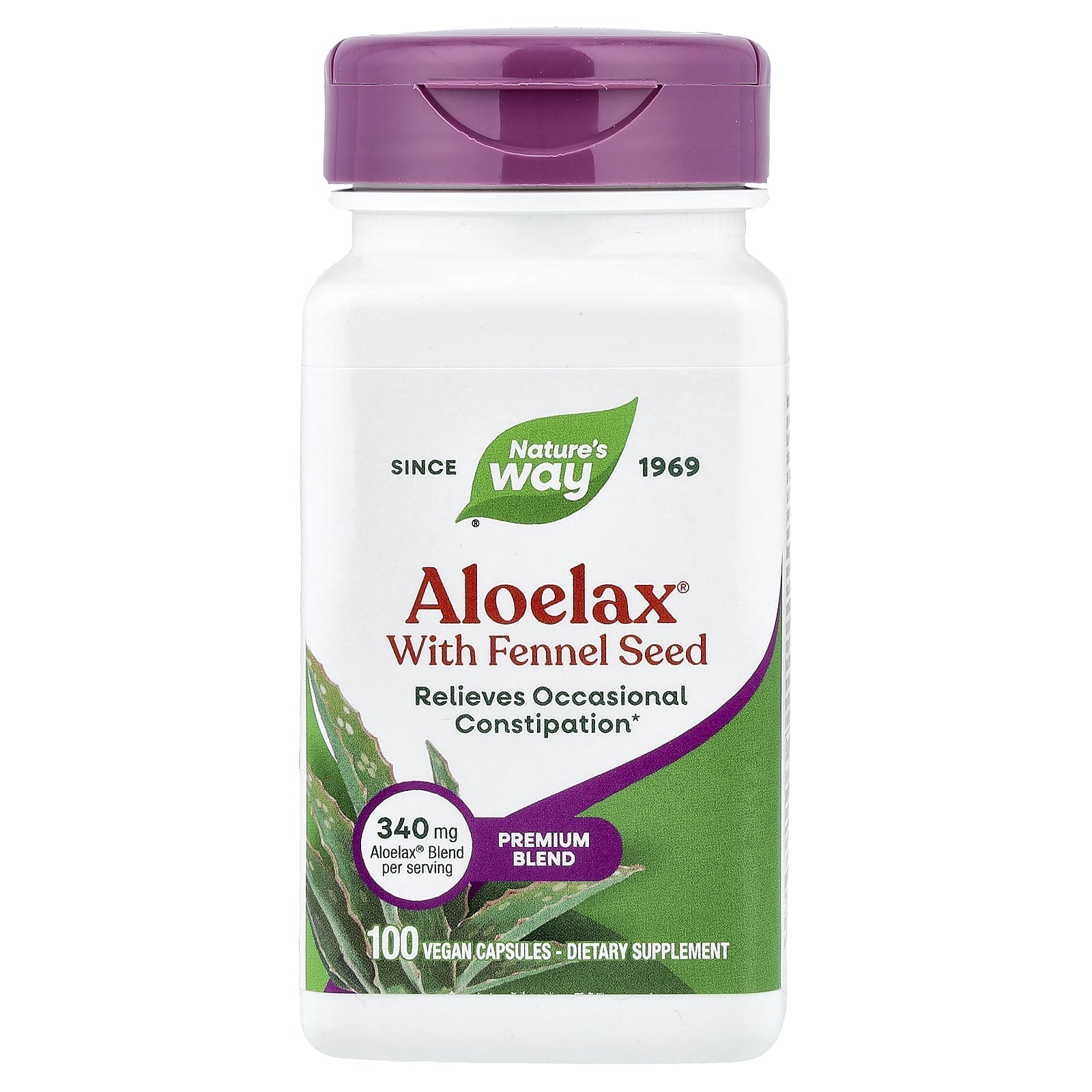 Семена фенхеля Nature's Way Aloelax®, 100 растительных капсул — фото 7
