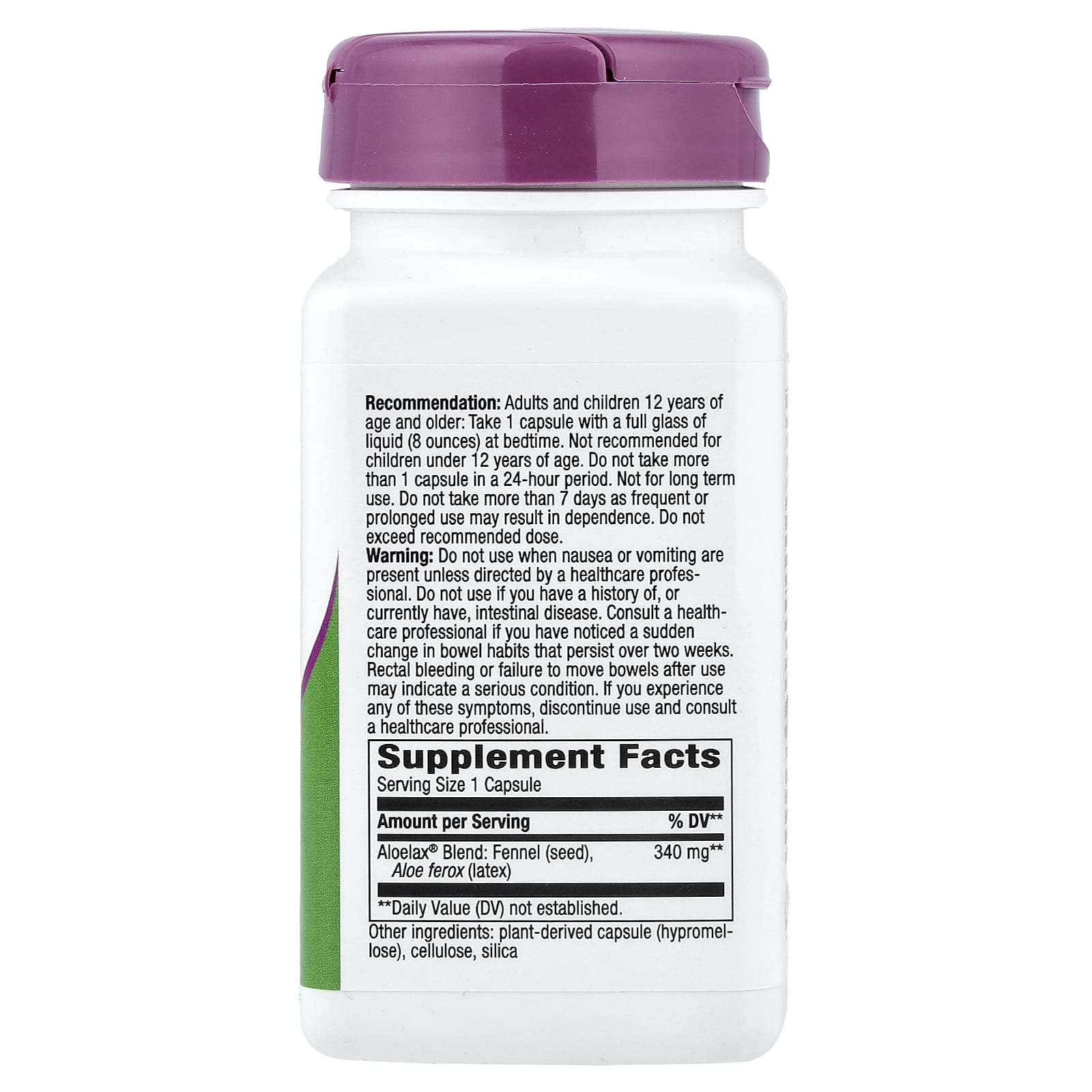 Семена фенхеля Nature's Way Aloelax®, 100 растительных капсул — фото 8