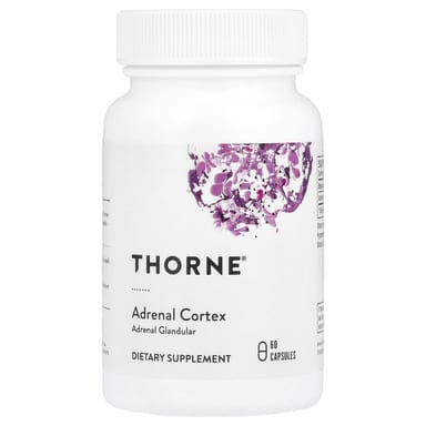 Кора надпочечников Thorne, 60 капсул (50 мг на капсулу)