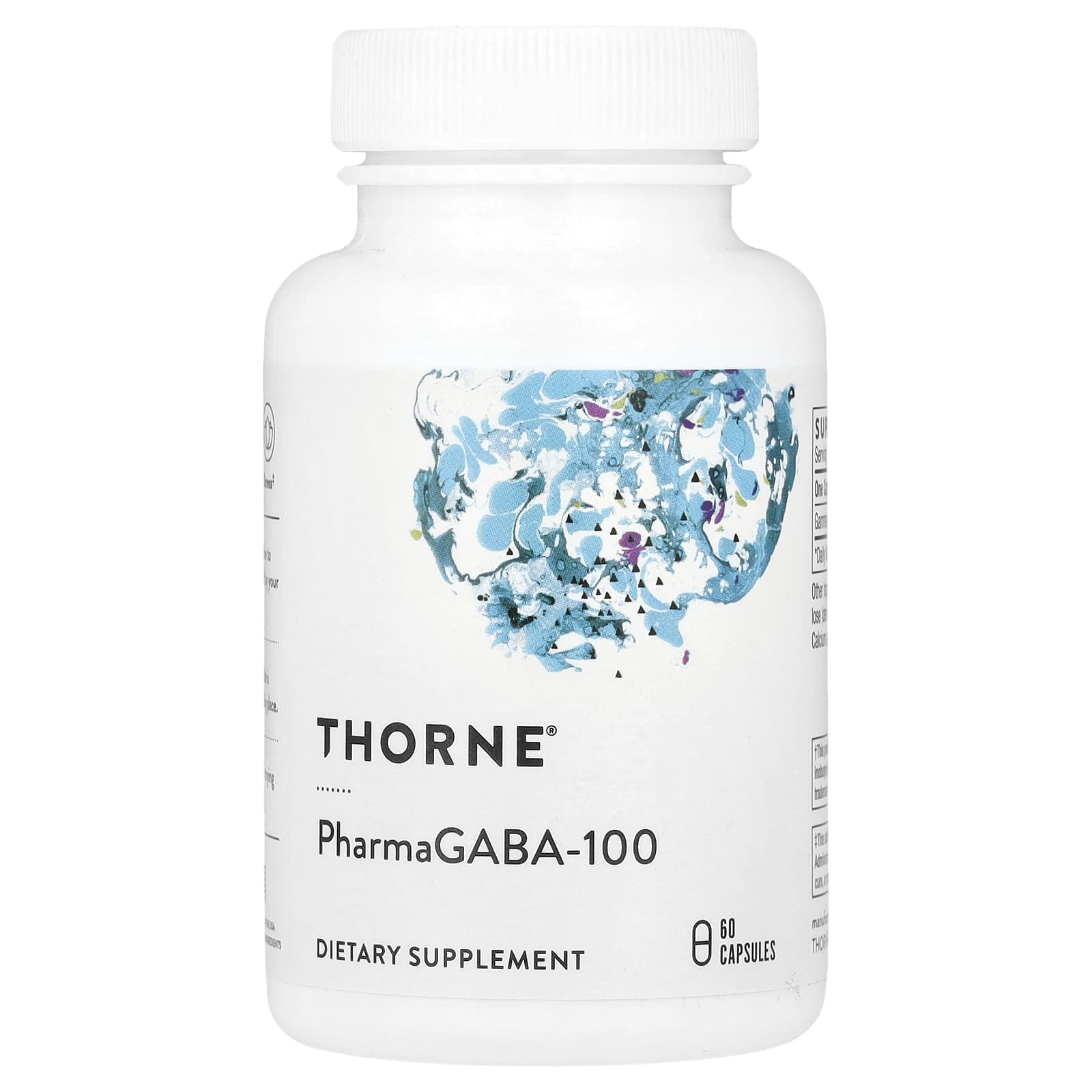 ФармаГАБА 100 Thorne, 60 капсул (100 мг на капсулу)