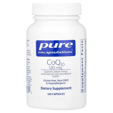 Коэнзим Q10 Pure Encapsulations, 120 мг, 120 капсул