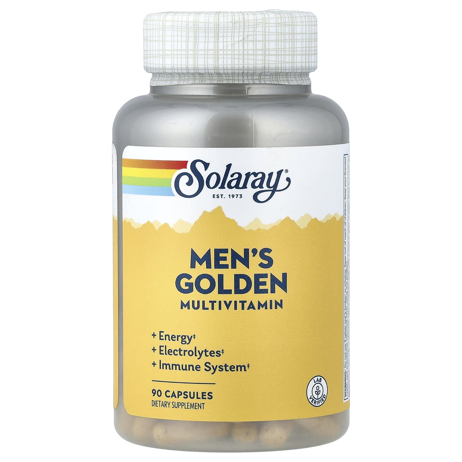 Мультивитамины Solaray Men's Golden, 90 капсул