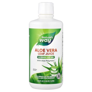 Гель Nature's Way Aloe Vera Leaf Juiceand Inner Leaf with Aloe Polymax+™, вкус Wild Berry, 1000 мл