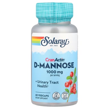 D-манноза Solaray CranActin® D-Mannose, 60 растительных капсул