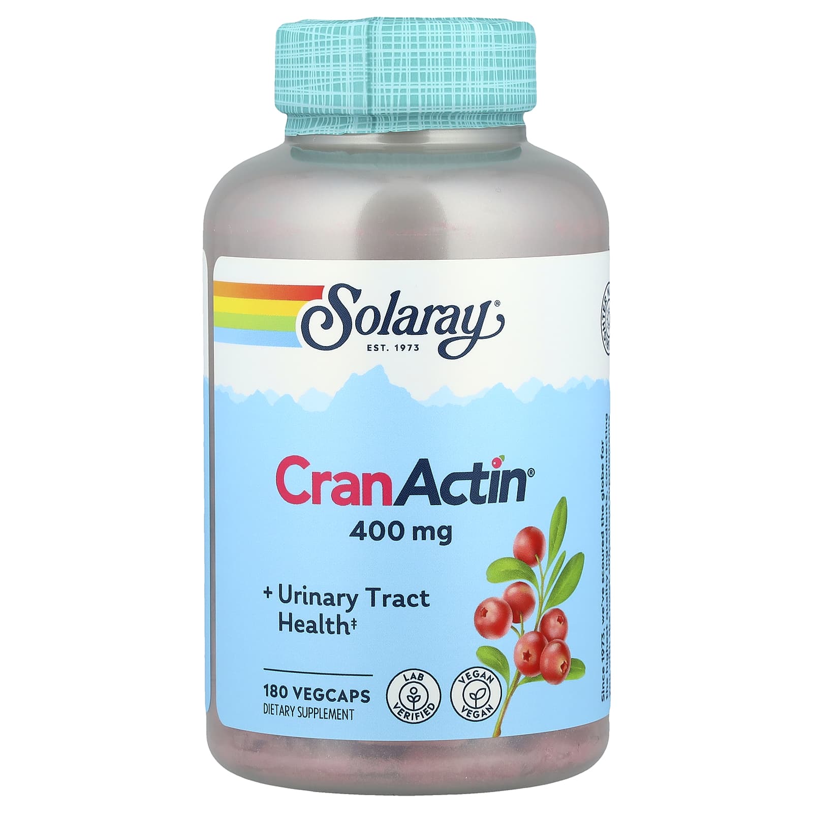 Комплекс CranActin Solaray® Urinary Tract Health, 180 растительных капсул