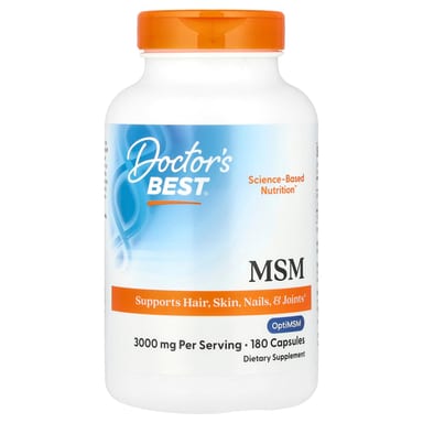 МСМ Doctor's Best, 1000 мг, 180 капсул