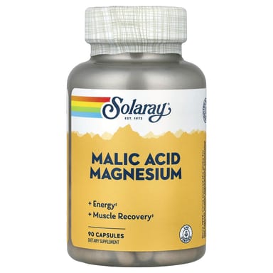 Магний Solaray Malic Acid, 90 капсул