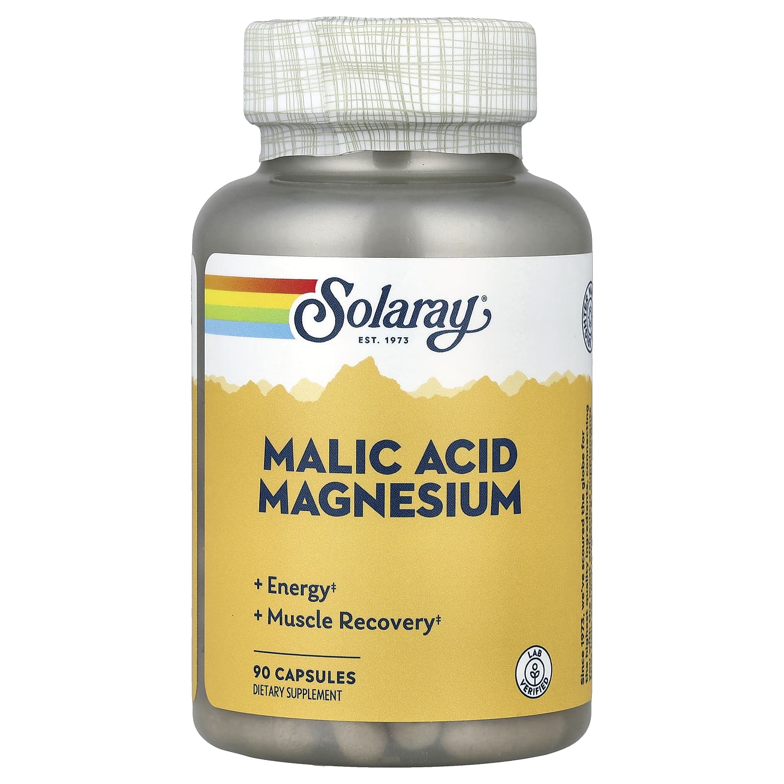 Магний Solaray Malic Acid, 90 капсул