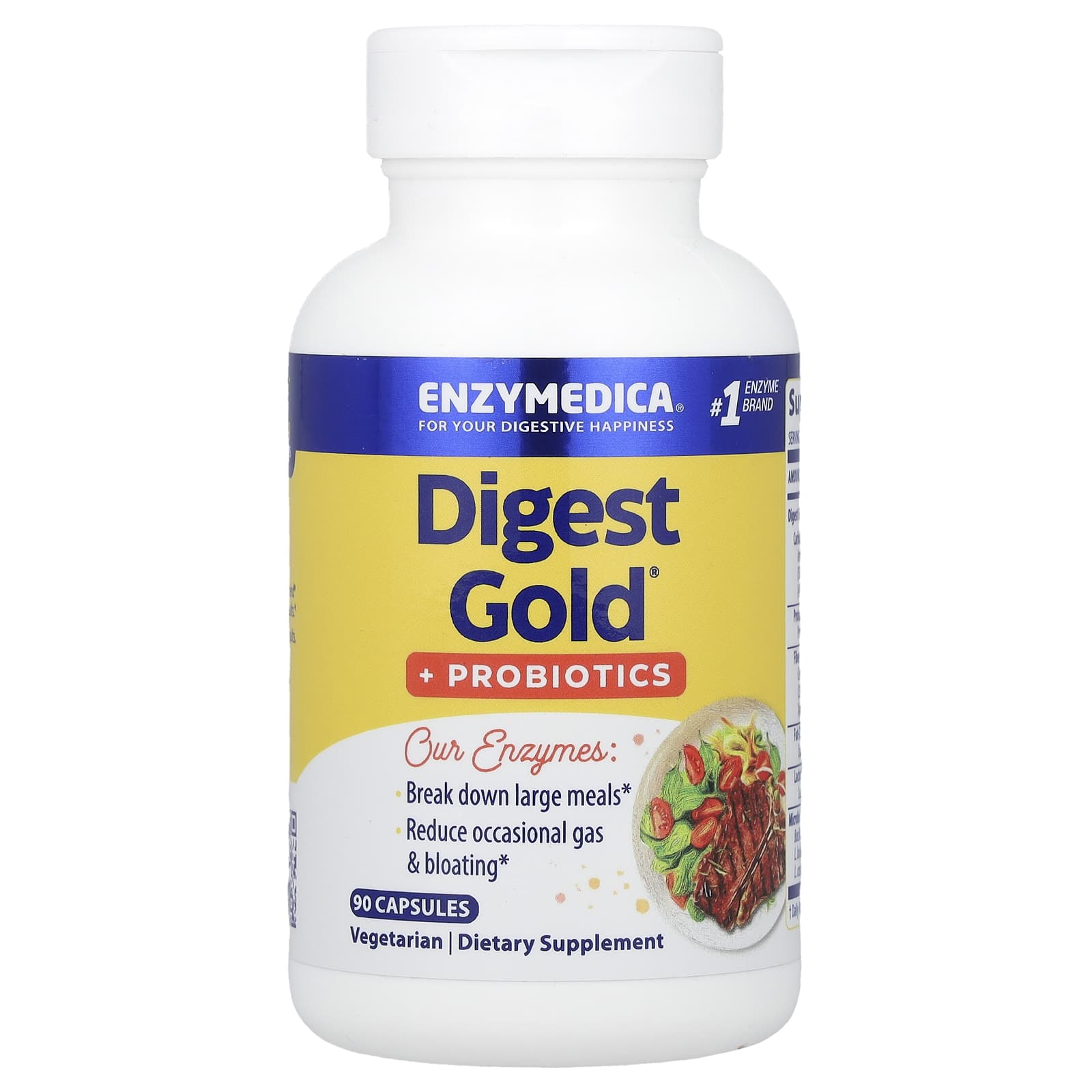 Пробиотик Enzymedica Digest Gold®, 90 капсул