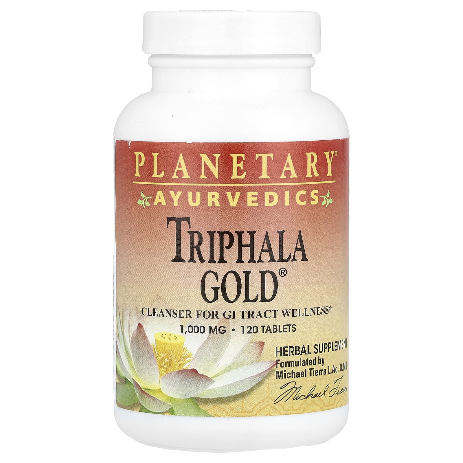 Трифала Planetary Herbals Ayurvedics Gold®, 120 таблеток