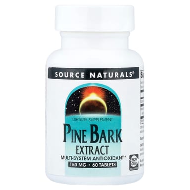 Экстракт коры сосны Source Naturals, 60 таблеток