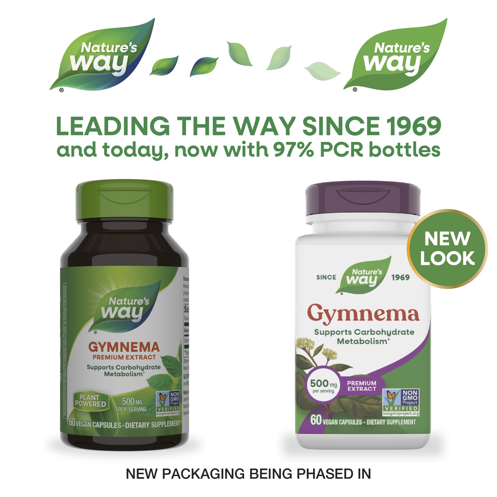 Джимнема Nature's Way, 500 мг, 60 растительных капсул